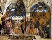 Andrea Mantegna The Court of Gonzaga oil